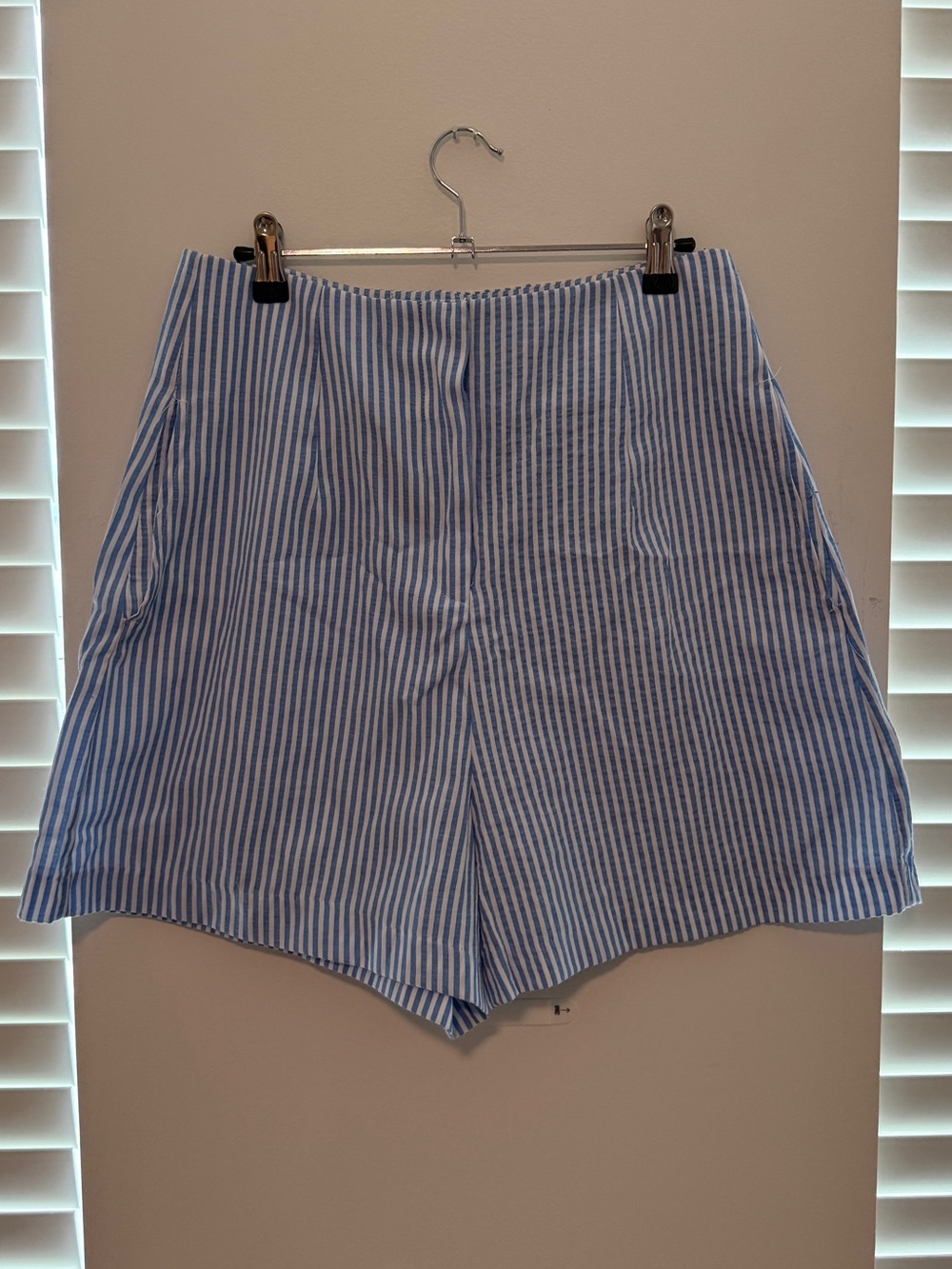 HYFVE Blue and White Striped Women's Shorts